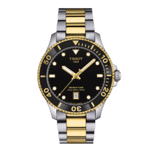 Reloj Tissot Seastar 1000 Quartz 40mm Negro T120.410.22.051.00