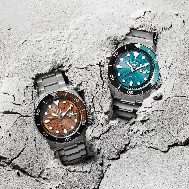 thearwatches-reloj-seiko-SRPJ45K1_2 Reloj SEIKO 5 Sport "Time Sonar" Skeleton Blue SRPJ45K1