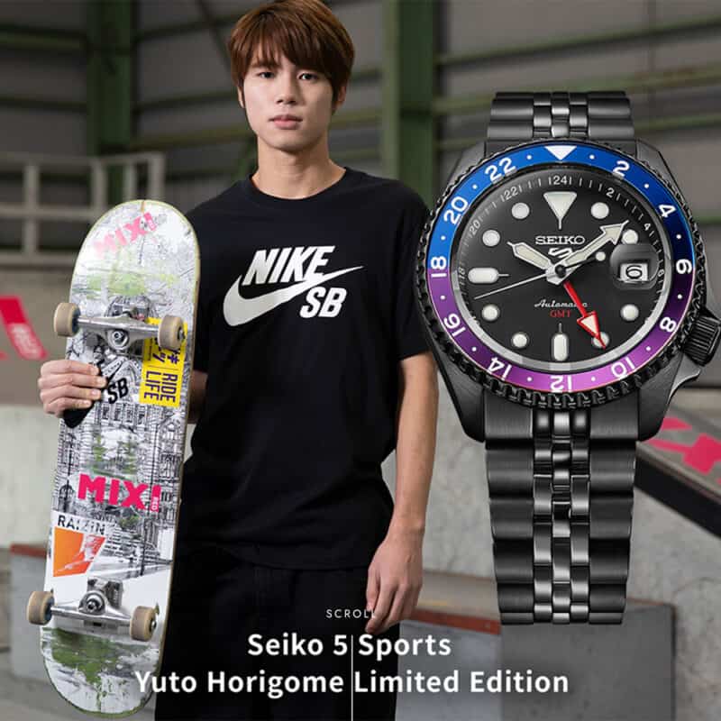 thearwatches-reloj-seiko-SSK027_ Reloj SEIKO 5 Sport GMT "YUTO HORIGOME LIMITED EDITION" SSK027