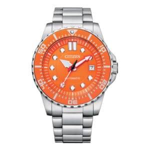 Reloj Citizen Promaster Marine Orange Dial Automatic NJ0128-80X
