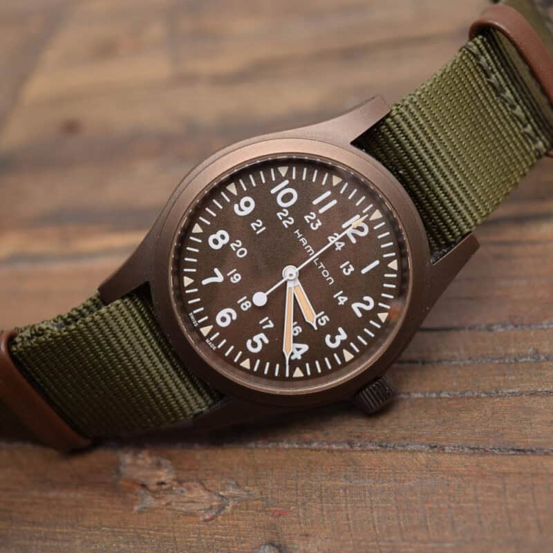 thearwatches-reloj-seiko-H69449961_1 Reloj Hamilton Khaki Field Green Dial 38mm H69449961