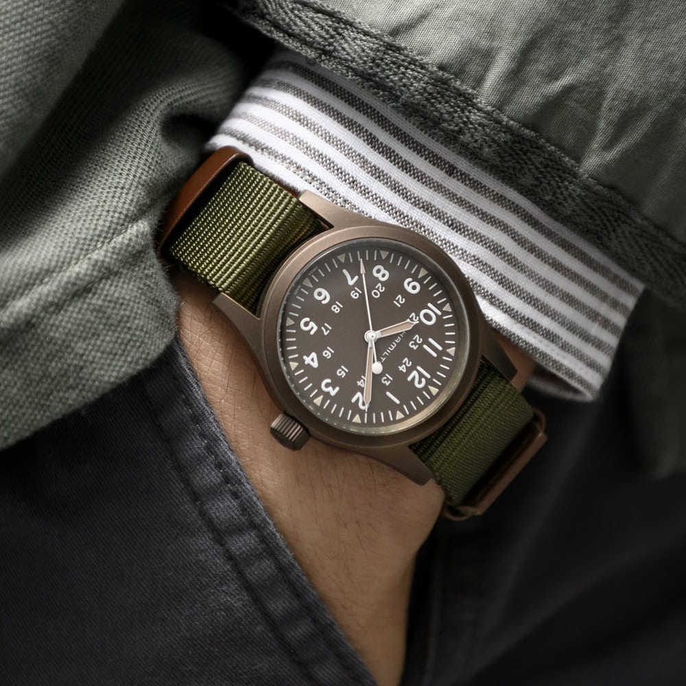 thearwatches-reloj-seiko-H69449961_4 Reloj Hamilton Khaki Field Green Dial 38mm H69449961