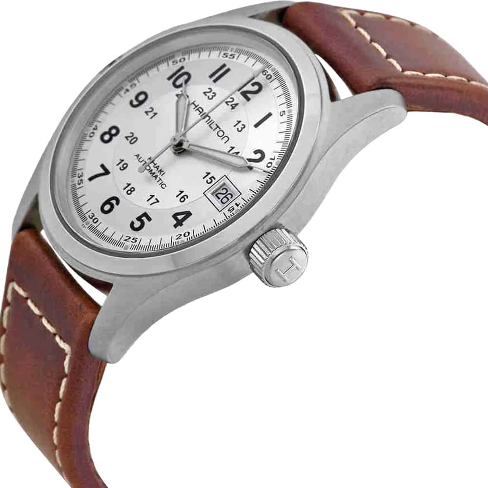 thearwatches-reloj-seiko-H70455553_1 Reloj Hamilton Khaki Field Silver Dial Watch H70455553