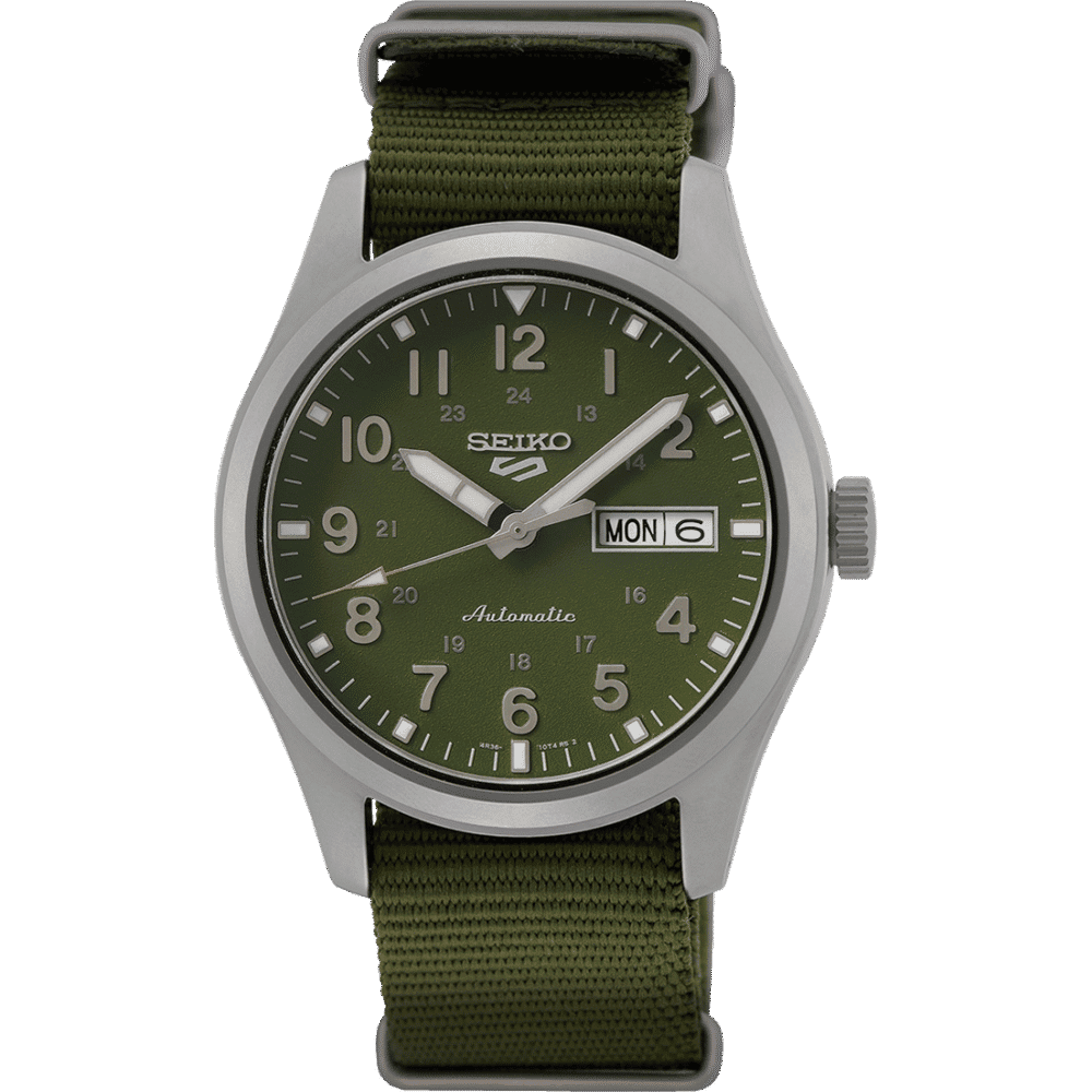 thearwatches-reloj-seiko-SRPG33K1 Reloj SEIKO 5 Sport Field Series Green SRPG33K1