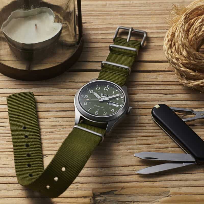 thearwatches-reloj-seiko-SRPG33_1 Reloj SEIKO 5 Sport Field Series Green SRPG33K1