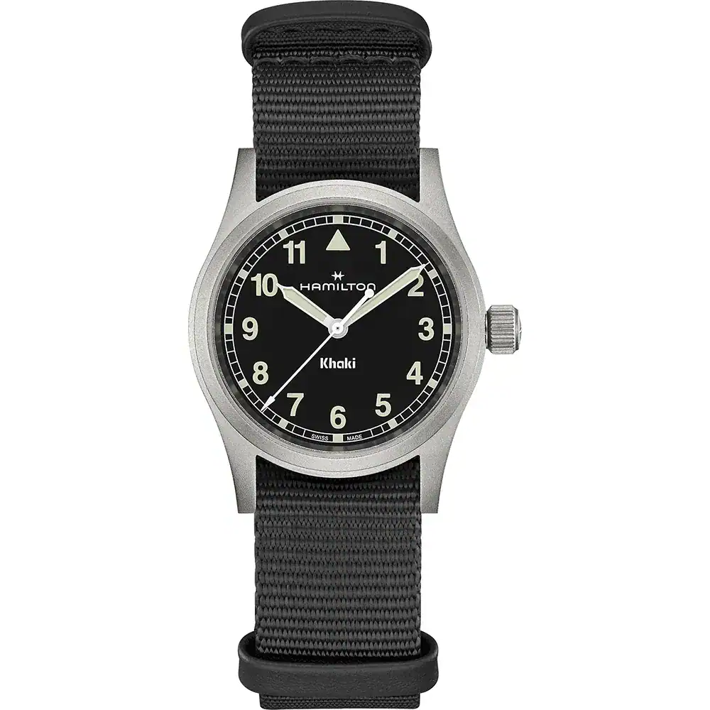 thearwatches-watch-hamilton-H69301430 Reloj Hamilton Khaki Field 33mm Black Dial Quartz H69301430
