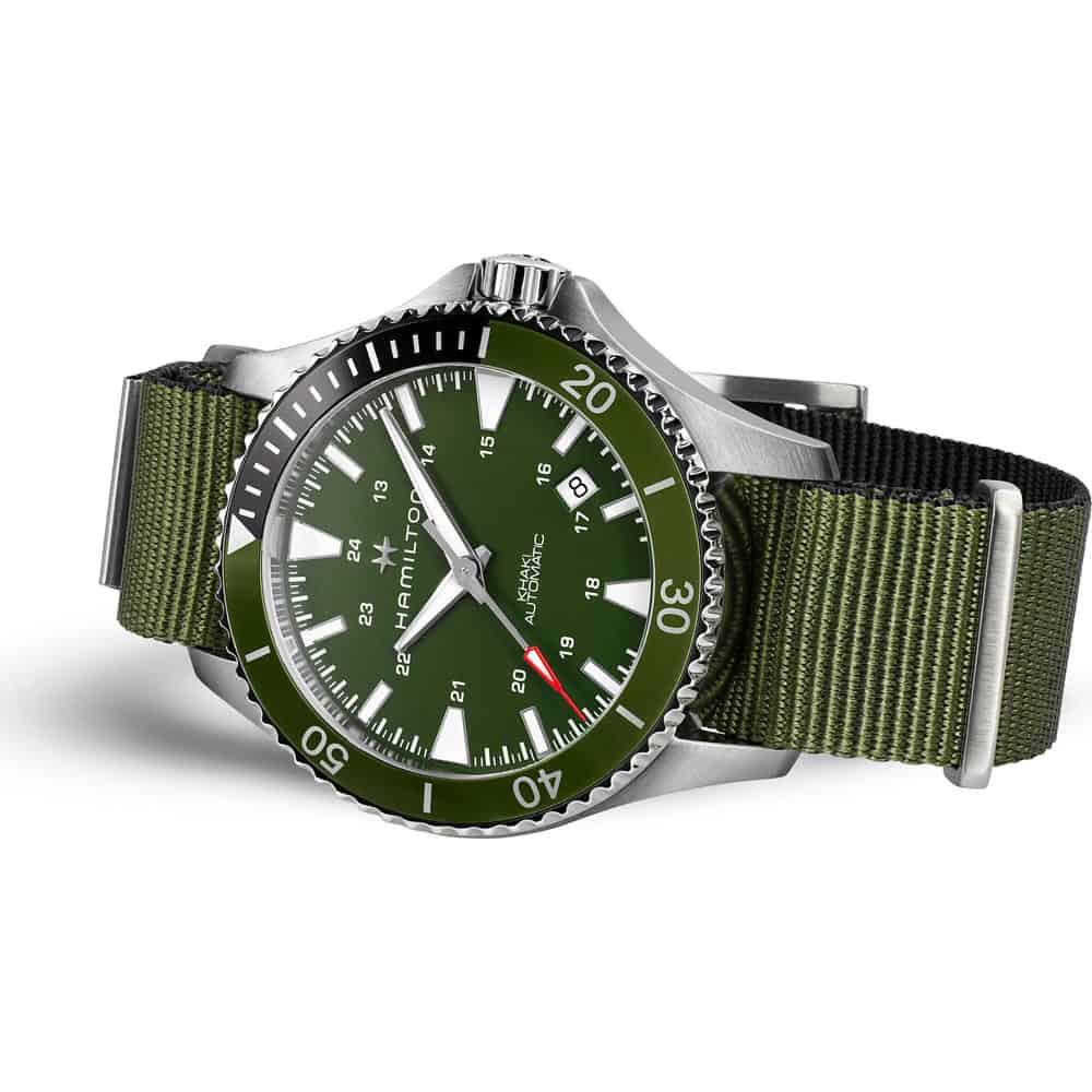 thearwatches-watch-hamilton-H82375961-1 Reloj Hamilton Khaki Navy Scuba Green Dial 40mm H82375961