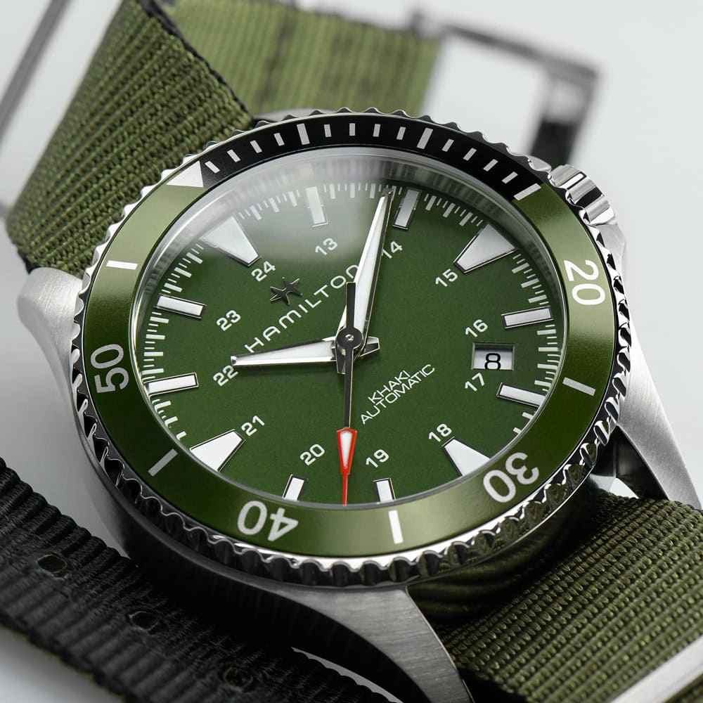thearwatches-watch-hamilton-H82375961-2 Reloj Hamilton Khaki Navy Scuba Green Dial 40mm H82375961
