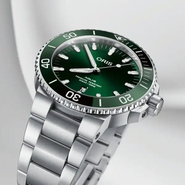 Reloj Oris Aquis Date 43,5mm Green Dial 01 733 7730 4157-07 8 24 05PEB