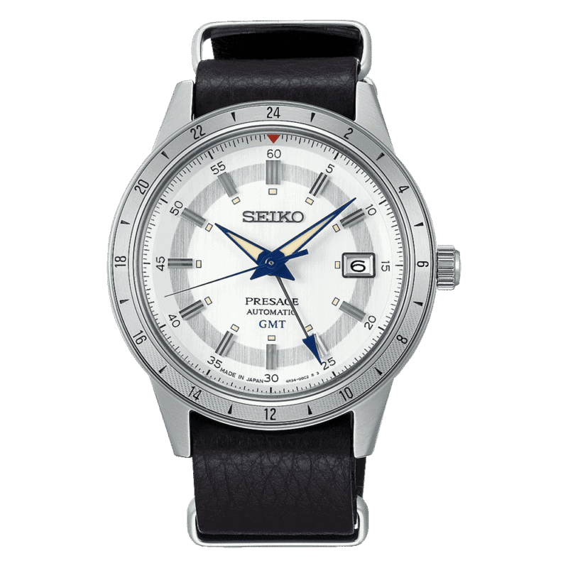 thearwatches-reloj-seiko-SSK015J1 Reloj SEIKO Presage Style 60’s GMT 110th Anniversary SSK015J1