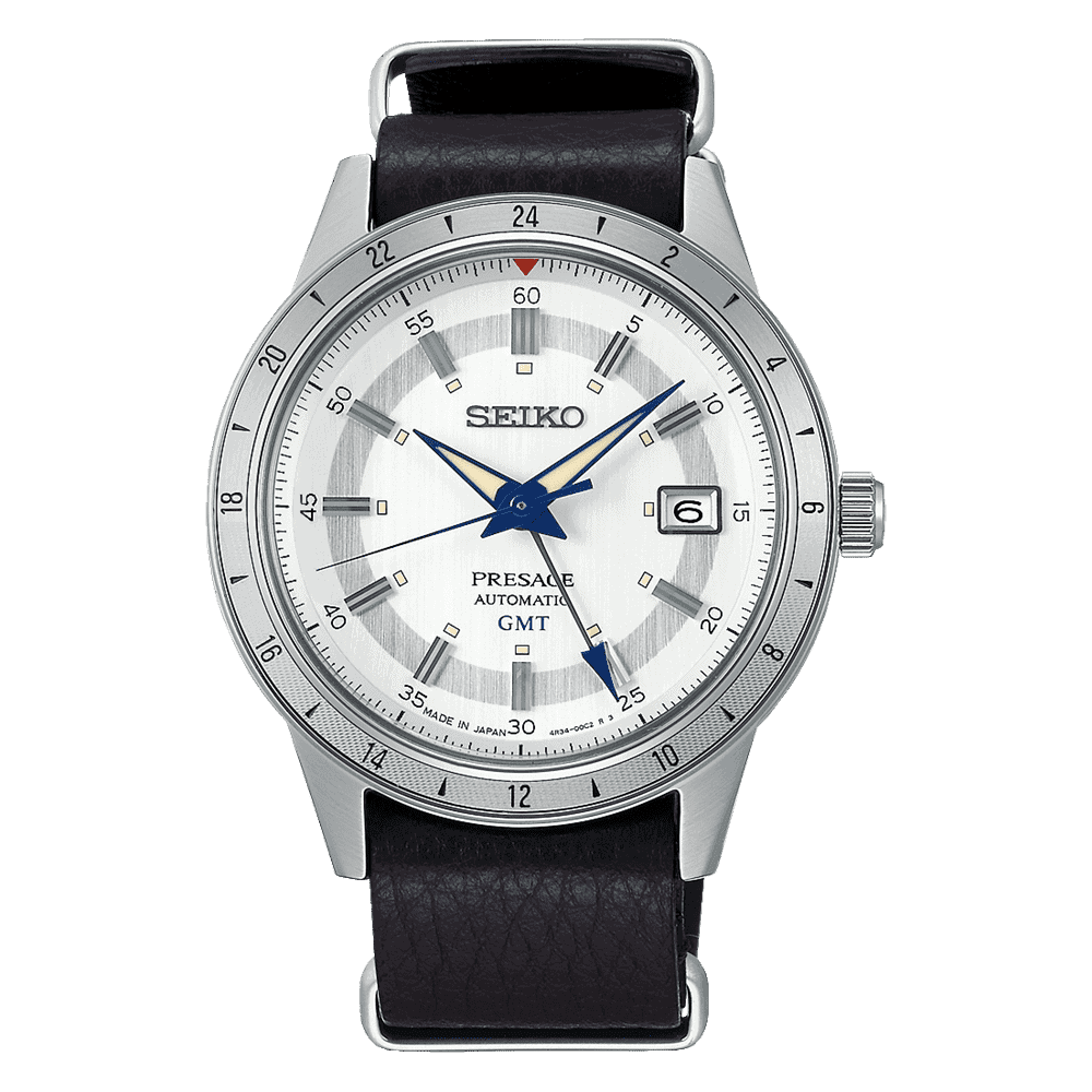 thearwatches-reloj-seiko-SSK015J1 Reloj SEIKO Presage Style 60’s GMT 110th Anniversary SSK015J1