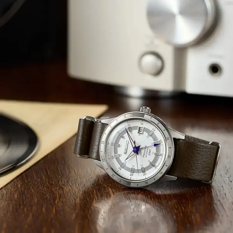 thearwatches-reloj-seiko-SSK015J1_5 Reloj SEIKO Presage Style 60’s GMT 110th Anniversary SSK015J1