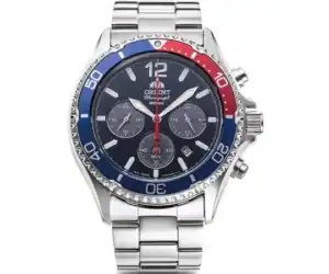 thearwatches_Reloj_Orient RA-TX0201L10B Reloj Orient Mako Solar Chronograph 43mm Azul RA-TX0201L10B