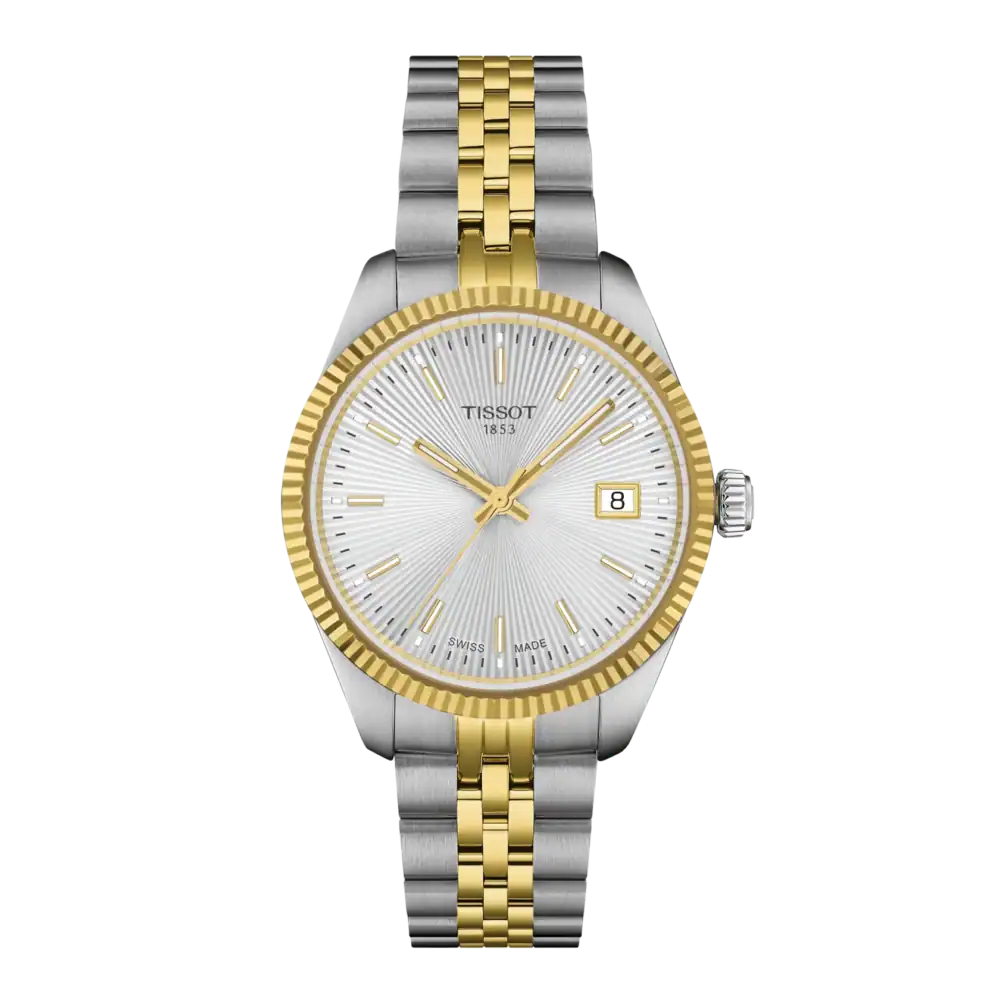 thearwatches_Reloj_Tissot_T156.210.22.031.00 Reloj Tissot Ballade 34 mm Quartz Silver Two Tones T156.210.22.031.00