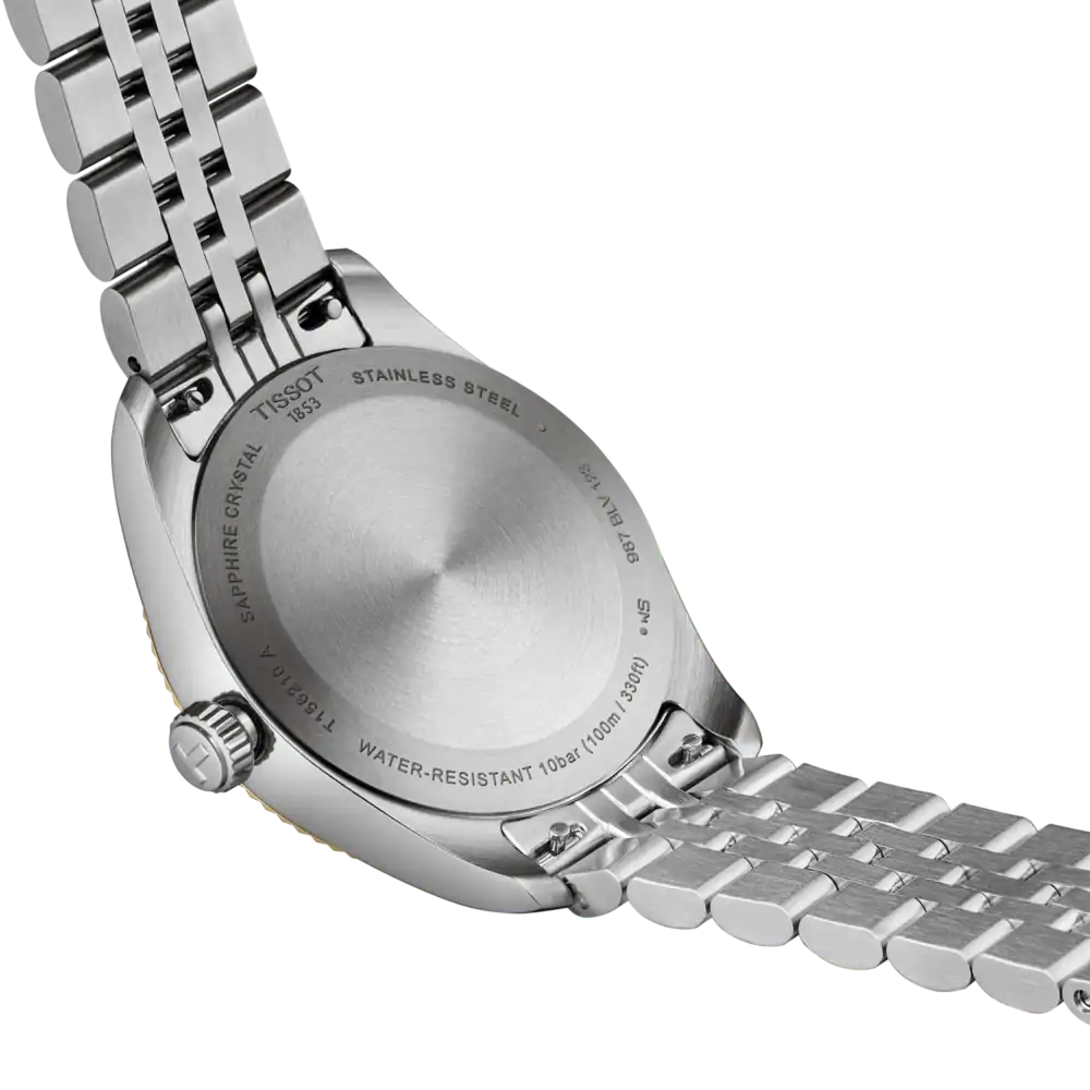 thearwatches_Reloj_Tissot_T156.210.22.031.00_6 Reloj Tissot Ballade 34 mm Quartz Silver Two Tones T156.210.22.031.00