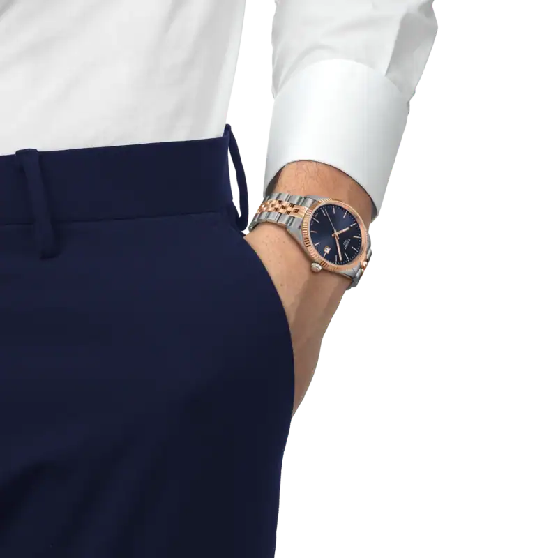 thearwatches_Reloj_Tissot_T156.410.22.041.00_4 Reloj Tissot Ballade 40mm Quartz Blue Two Tones T156.410.22.041.00