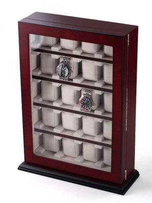 rs-1100-20bu_1 Vitrina para 20 Relojes Bubinga RS-1100-20BU Rothenschild