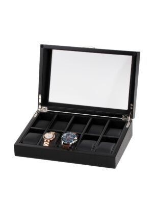 rs-2375-10oak Watch Box para 10 Relojes Roble Negro RS-2375-10OAK Rothenschild