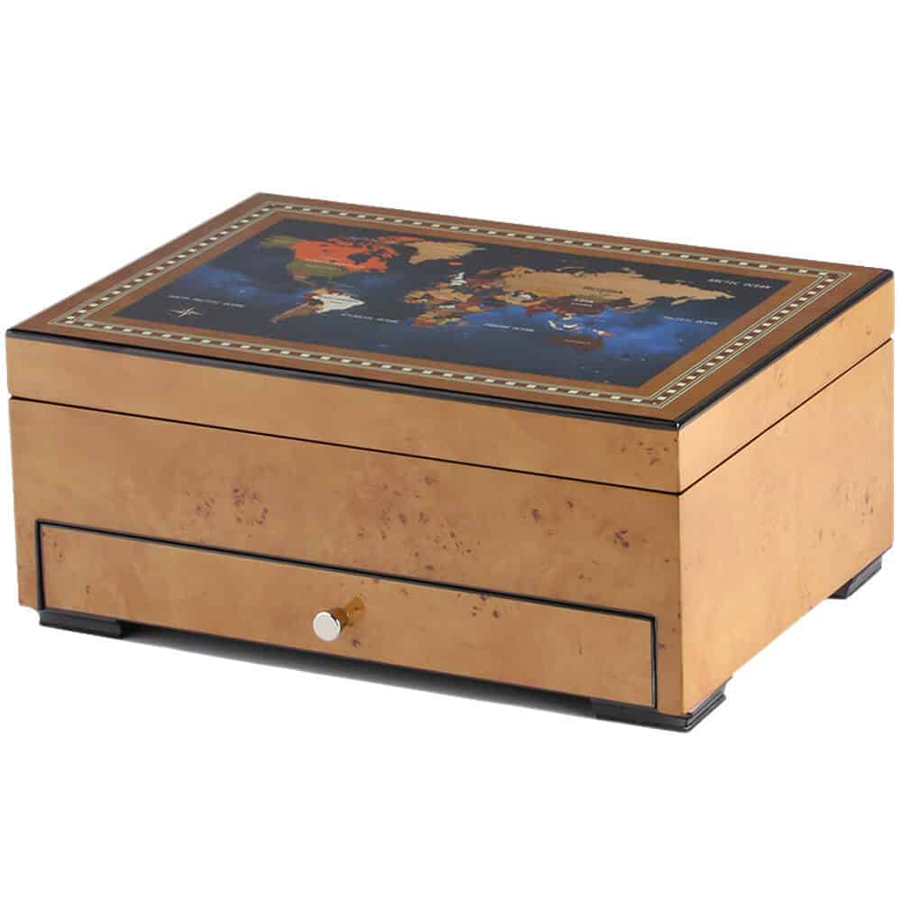 Watch Box para 8 Relojes y Accesorios Arce RS-2393-8MAP Rothenschild