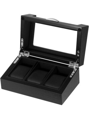 sw-2375-3-oak-_14_ Watch Box para 3 Relojes Roble Negro RS-2375-3-OAK Rothenschild