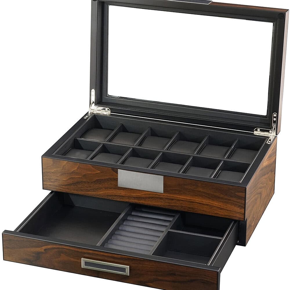 sw-2382-w-_9_ Estuche para 12 Relojes y Joyas Nogal RS-2382-W Rothenschild