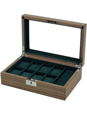 sw-2442-w-_17_ Watch Box para 8 Relojes y Gemelos Nogal RS-2442-W Rothenschild