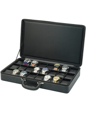 sw-3250-24-cf-bl-_7_ Maletín para 24 Relojes Carbono RS-3250-24CF-BL Rothenschild