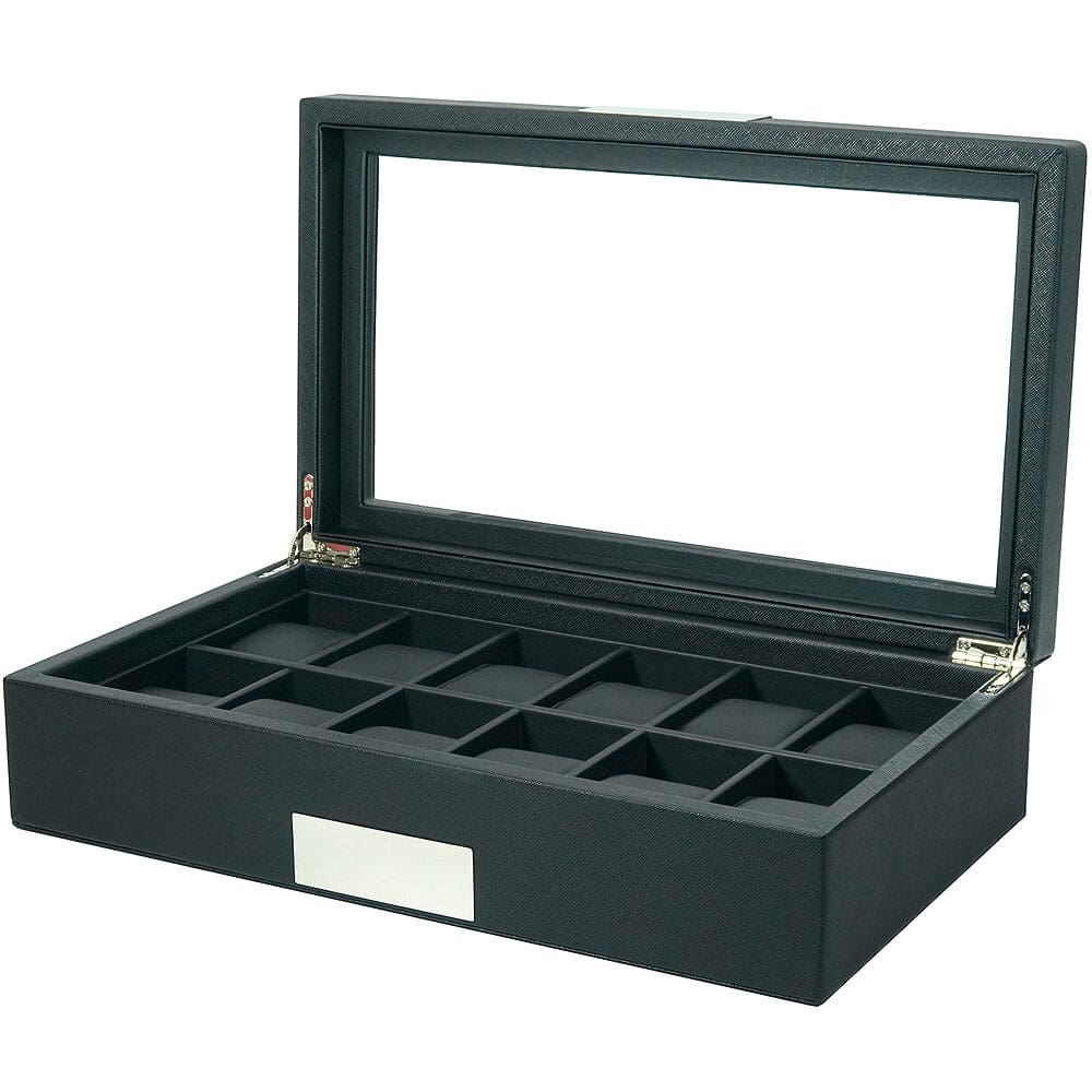 Watch Box para 12 Relojes Negro RS-3633-BL Rothenschild