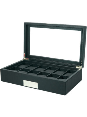 sw-3633-12-bl-_7_ Watch Box para 12 Relojes Negro RS-3633-BL Rothenschild