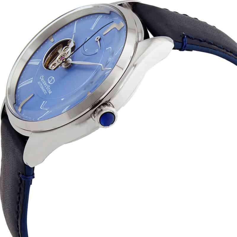 Reloj Orient Star Classic Semi Skeleton Automatic 40mm Azul RE-AT0203L00B