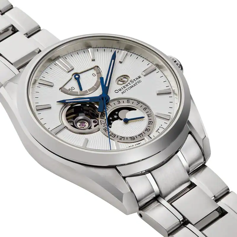 thearwatches_Reloj_Orient Star RE-AY0002S00B_1 Reloj Orient Star Mechanical Moon Phase Automatic 41mm Blanco RE-AY0002S00B