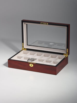 uhrenbox-rs-1087-12c-02 Watch Box para 12 Relojes Cereza RS-1087-12C Rothenschild