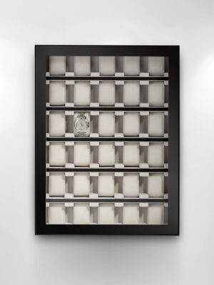 uhrenbox-rs-1100-30bl-04 Vitrina para 30 Relojes Negro RS-1100-30BL Rothenschild