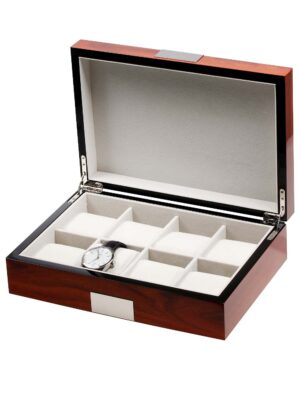 uhrenbox_rothenschild_seite1 Watch Box para 8 Relojes Palisandro RS-2022-8RO Rothenschild