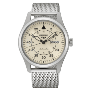 thearwatches-reloj-seiko-SRPH21K1 Reloj Seiko 5 Sports Suit Style Flieger Cream SRPH21K1