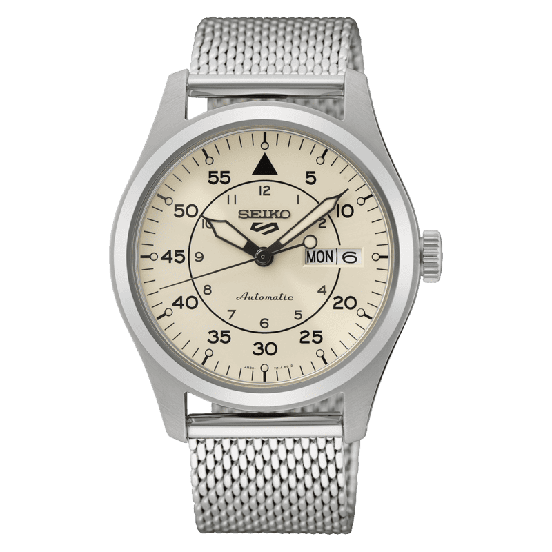 Reloj Seiko 5 Sports Suit Style Flieger Cream SRPH21K1