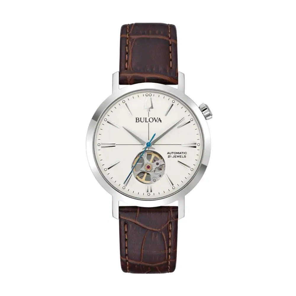 thearwatches-reloj-bulova-96A318 Reloj Bulova Mens Watch Aerojet Automatic 38mm 96A318