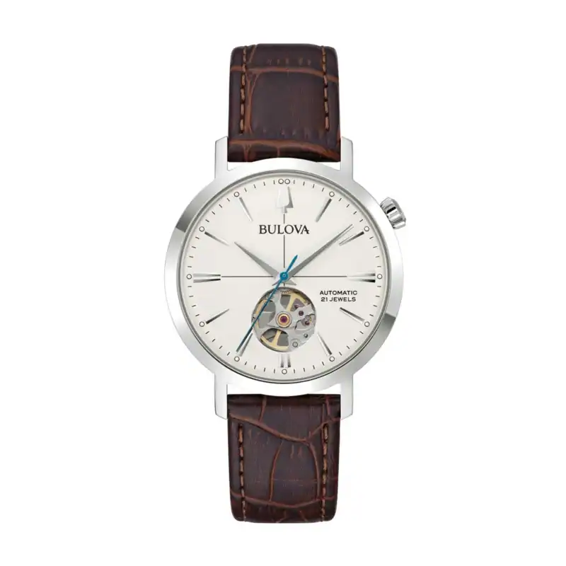 thearwatches-reloj-bulova-96A318 Reloj Bulova Mens Watch Aerojet Automatic 38mm 96A318