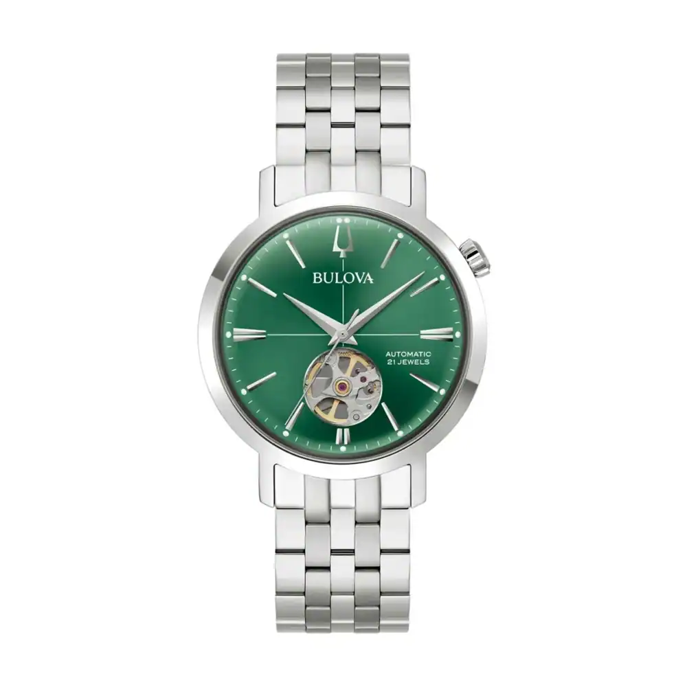 thearwatches-reloj-bulova-96A319 Reloj Bulova Mens Watch Aerojet Automatic 38mm 96A319