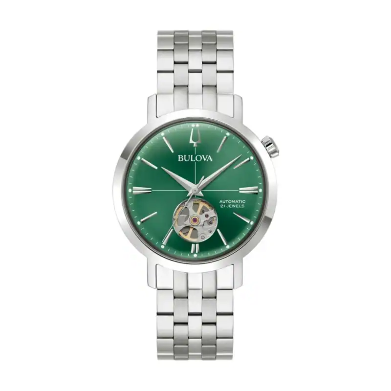 thearwatches-reloj-bulova-96A319 Reloj Bulova Mens Watch Aerojet Automatic 38mm 96A319