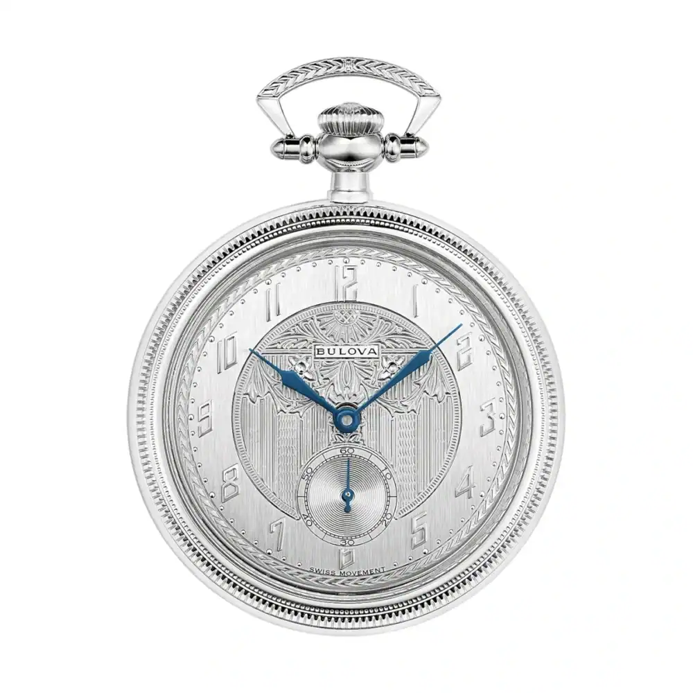 thearwatches-reloj-bulova-96A325 Reloj Bulova 150-year legacy Limited Edition Pocket Watch 45mm 96A325