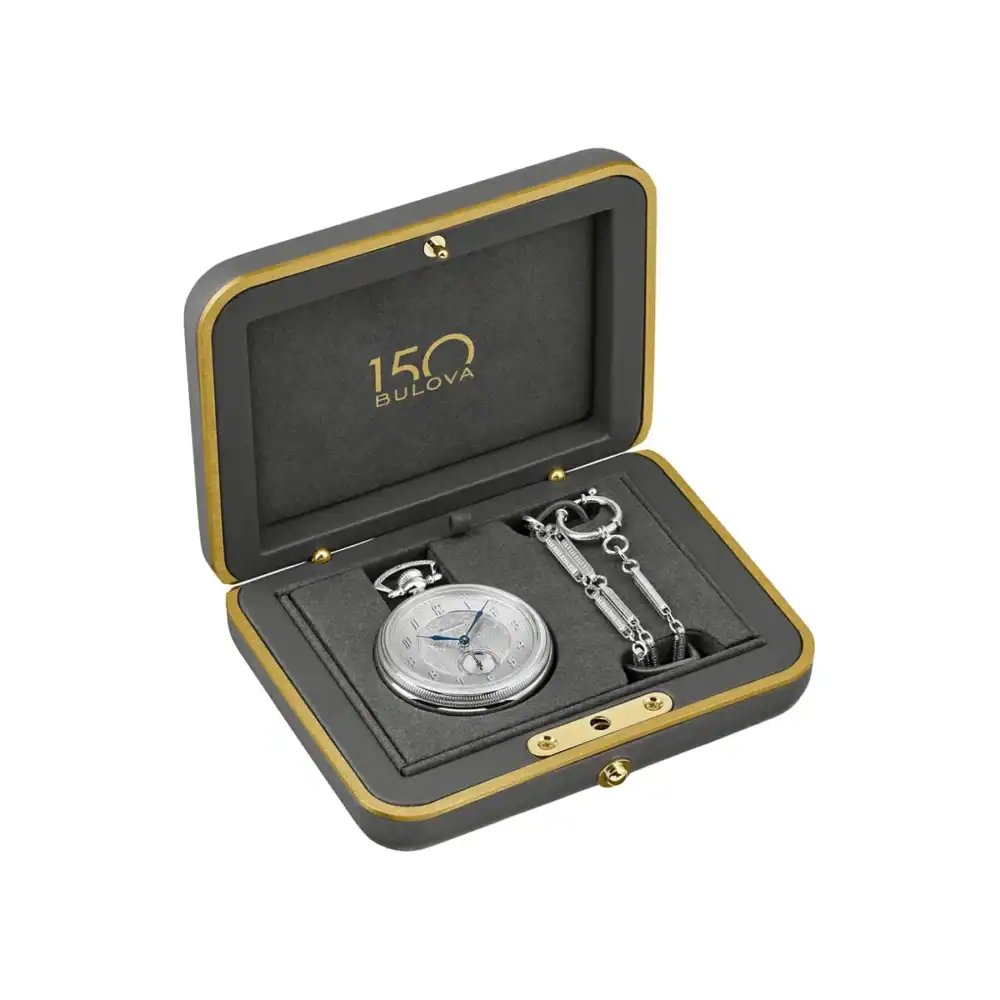 thearwatches-reloj-bulova-96A325_2 Reloj Bulova 150-year legacy Limited Edition Pocket Watch 45mm 96A325