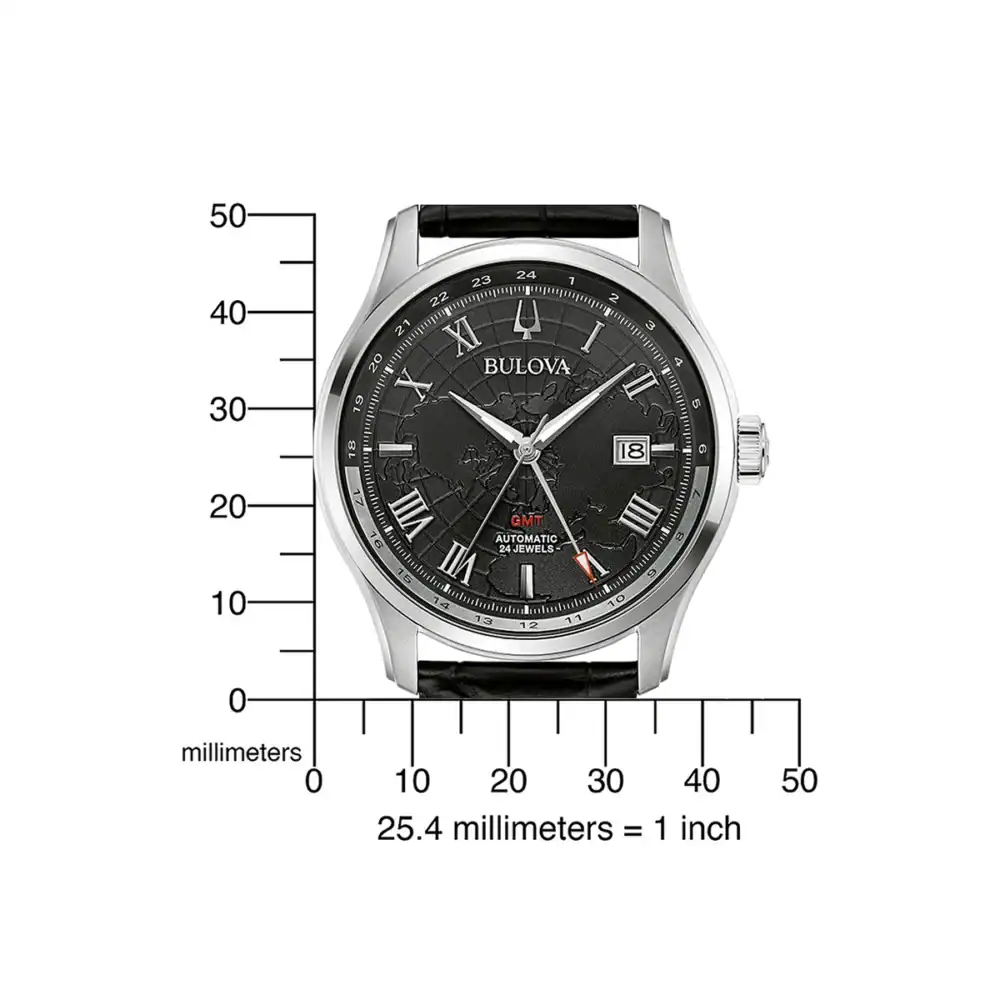 Reloj Bulova Wilton GMT automatic 43mm 96B387
