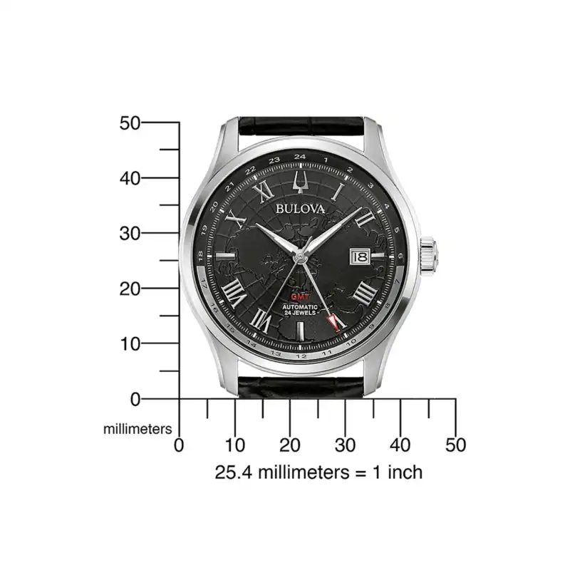 Reloj Bulova Wilton GMT automatic 43mm 96B387