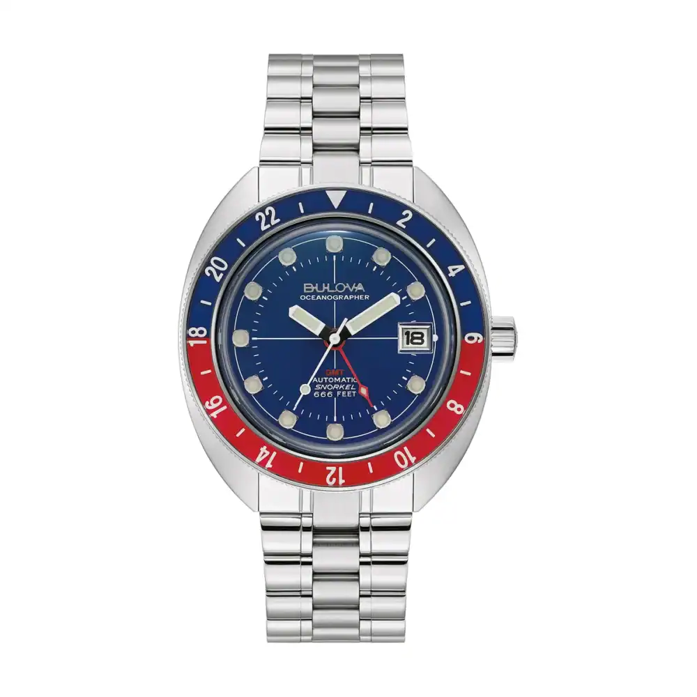 thearwatches-reloj-bulova-96B405 Reloj Bulova Oceanographer Automatic Mens Watch 41mm 96B405