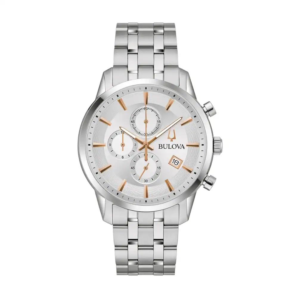thearwatches-reloj-bulova-96B411 Reloj Bulova Sutton Chronograph Mens Watch 41mm 96B411