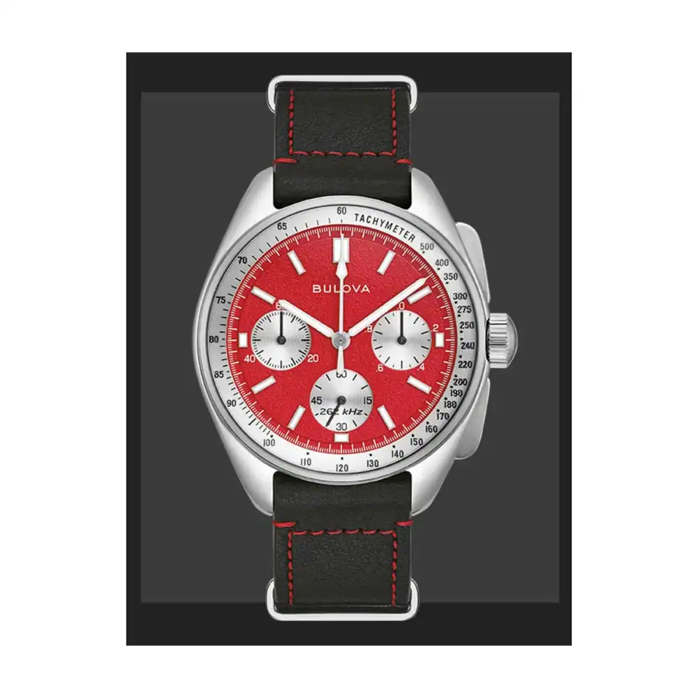 Reloj Bulova Mens Watch Lunar Pilot Chronograph Special Set 43mm 96K115