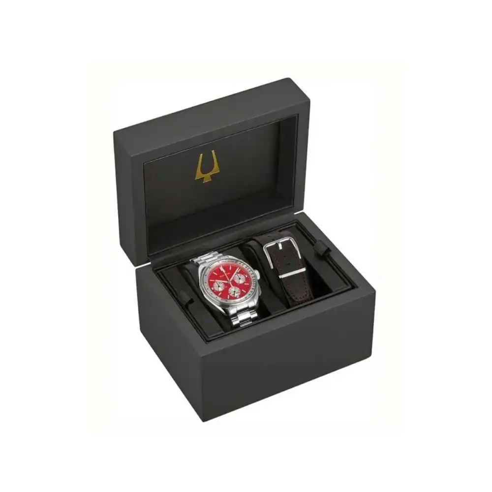 Reloj Bulova Mens Watch Lunar Pilot Chronograph Special Set 43mm 96K115