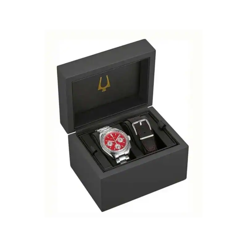Reloj Bulova Mens Watch Lunar Pilot Chronograph Special Set 43mm 96K115