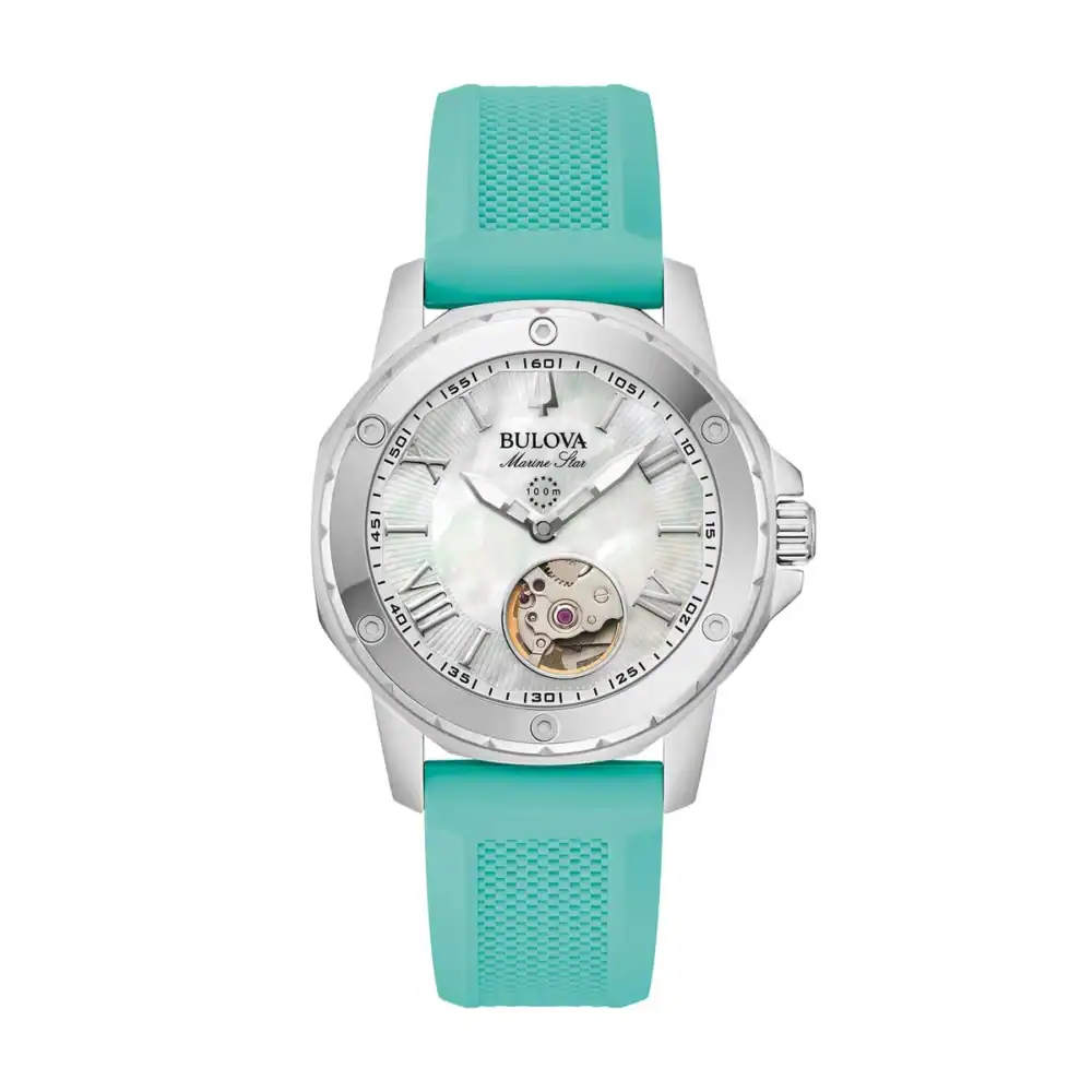 thearwatches-reloj-bulova-96L325 Reloj Bulova Ladies Watch Marine Star Automatic 35mm 96L325
